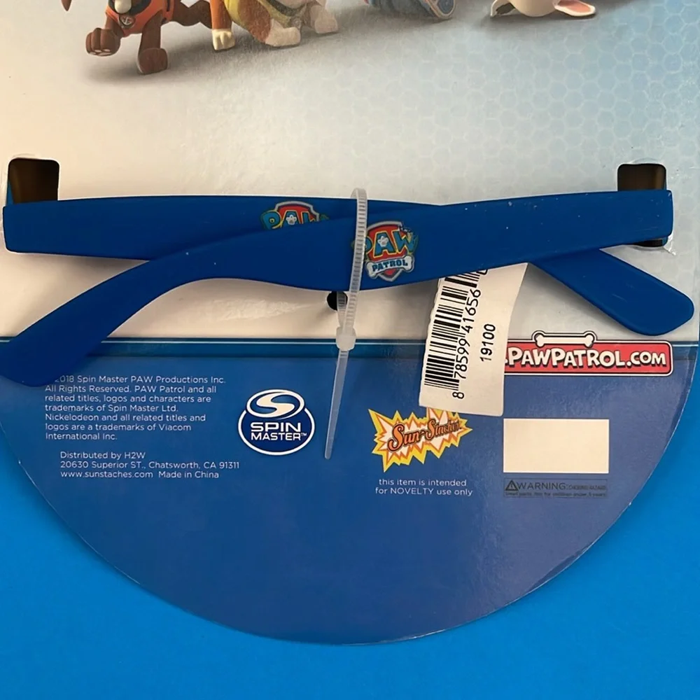 NWT Nickelodeon Paw Patrol Sunglasses-100% UV Protection